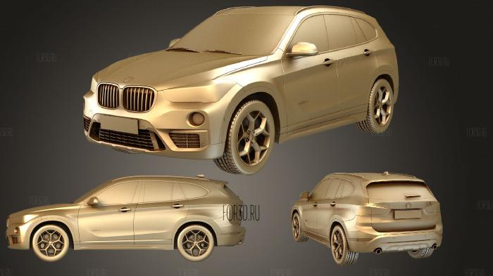 BMW X1 2016 set stl model for CNC